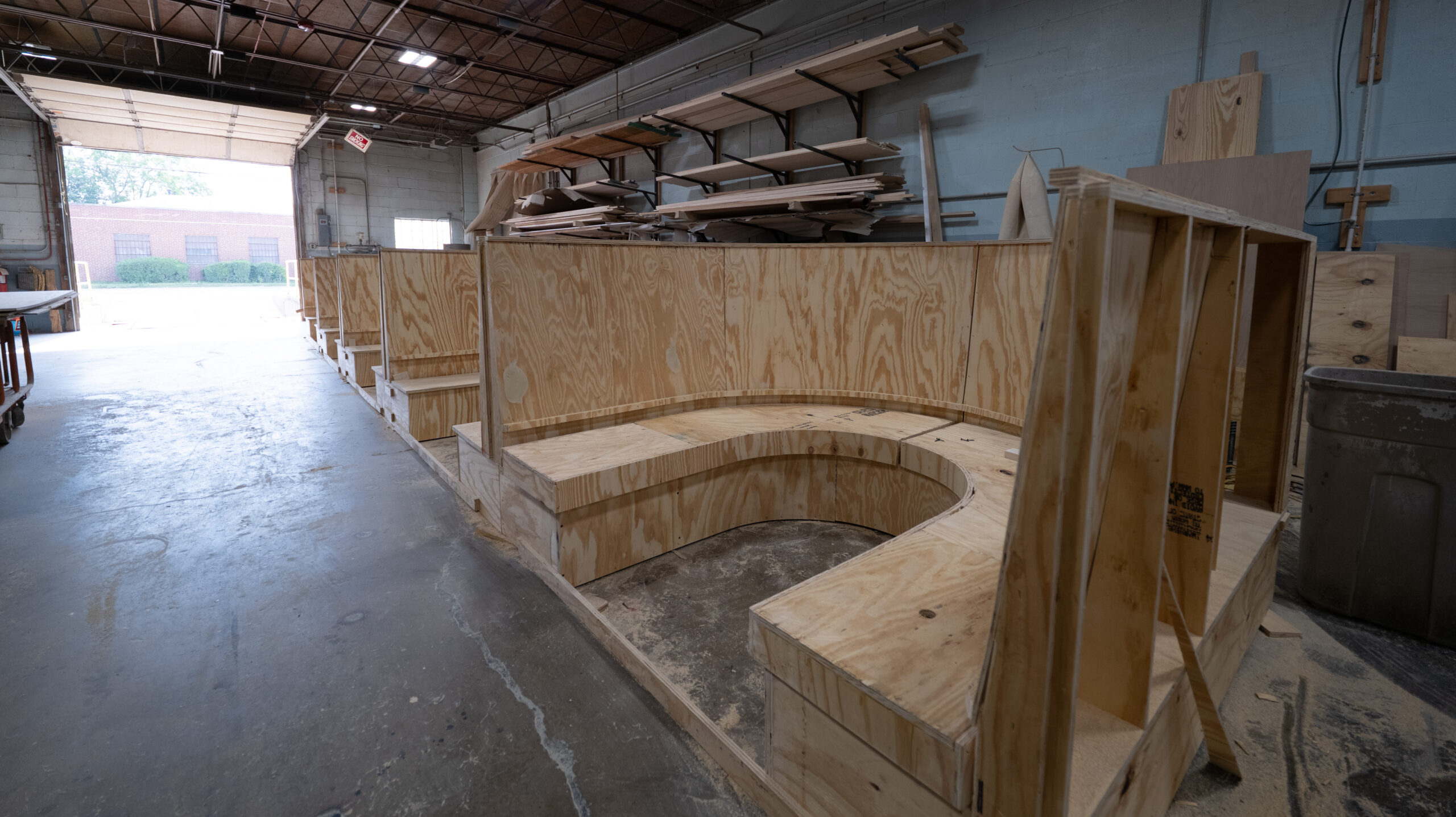 before image of a booth