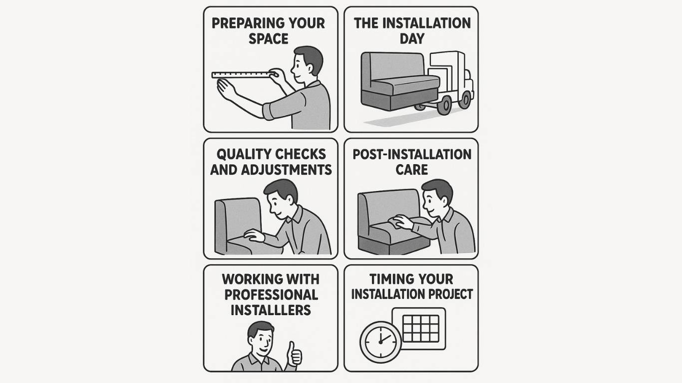 Restaurant Booth Installation Process Guide