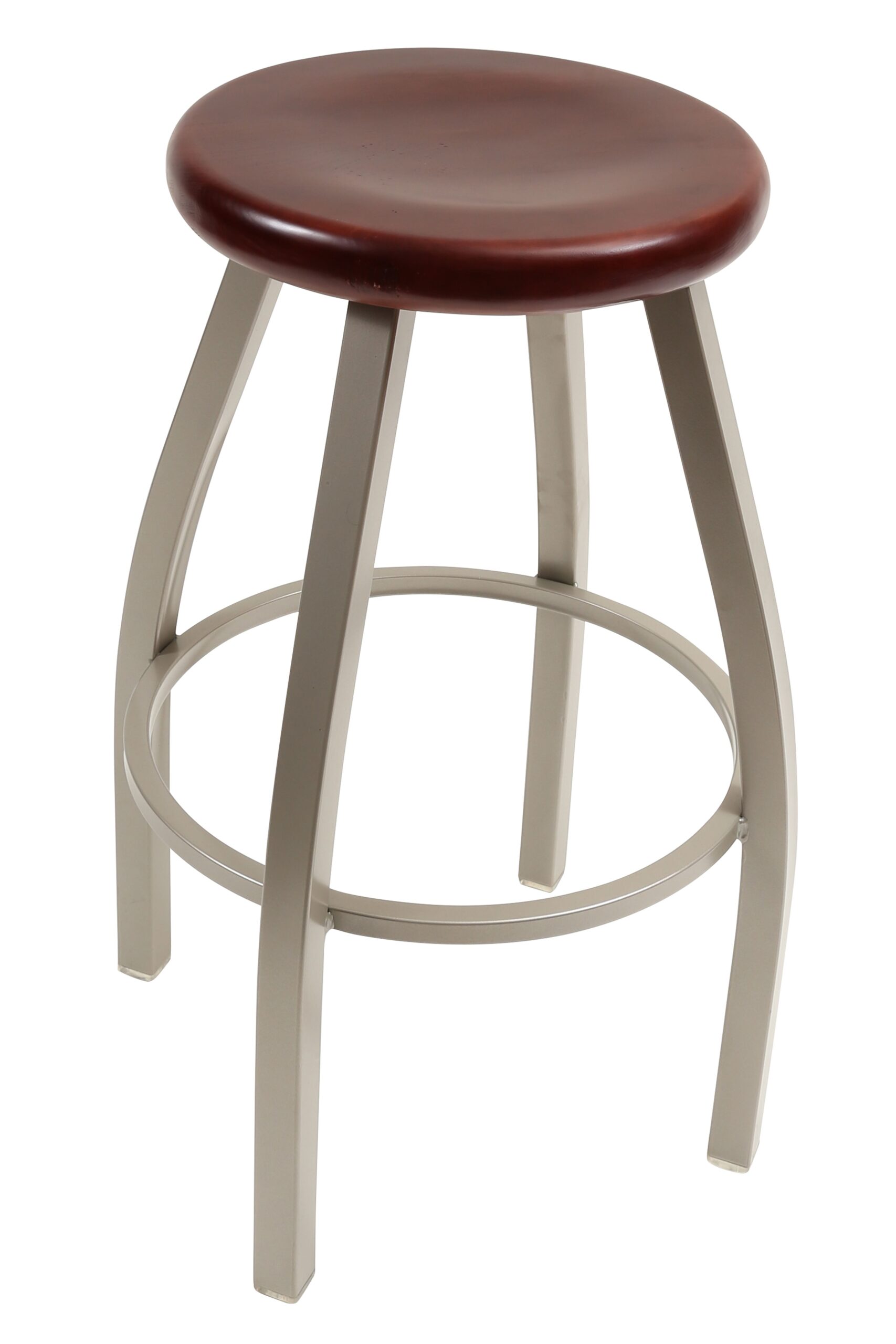 Barstool with wood seat