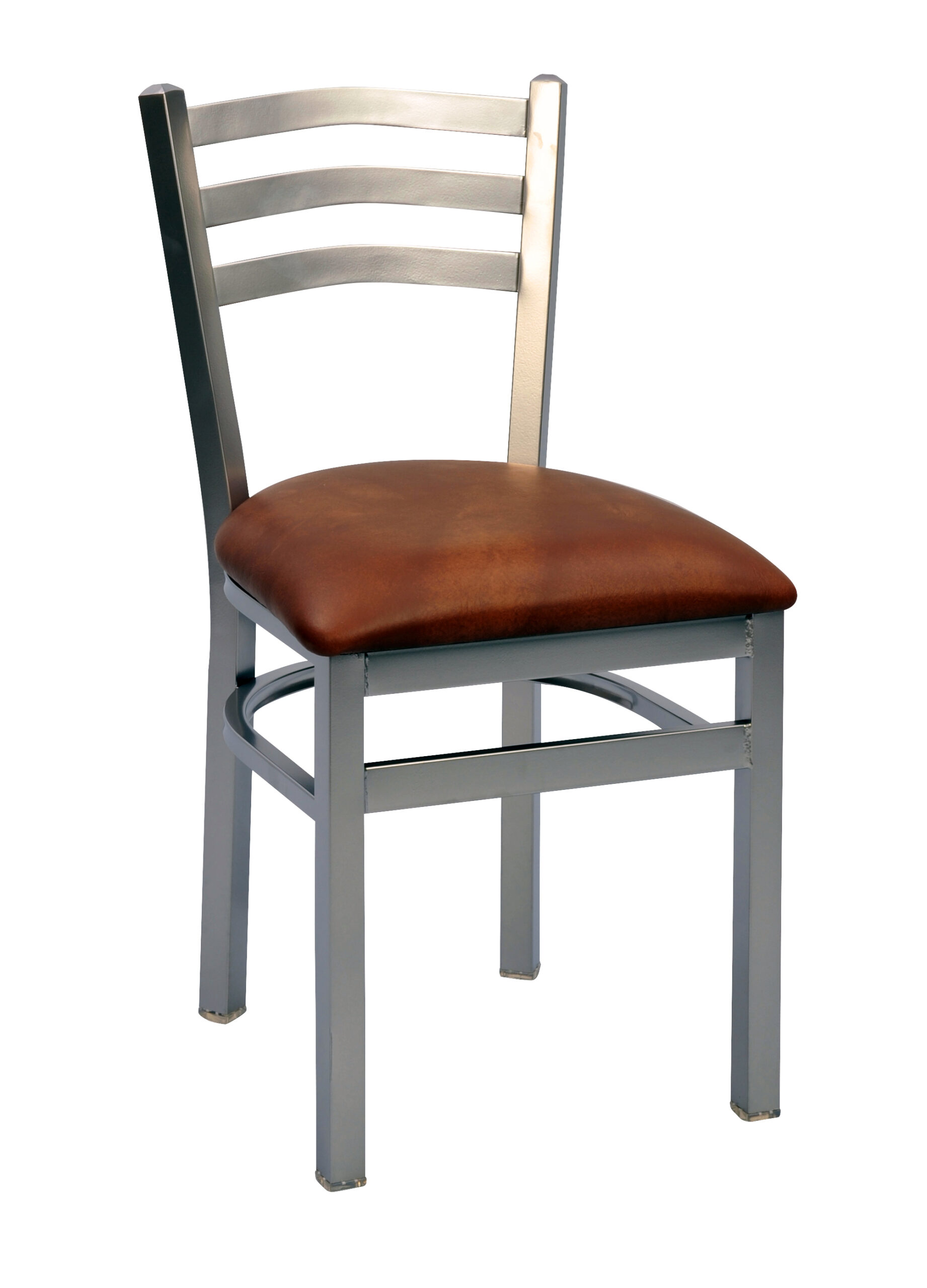 Chair with brown uph seat