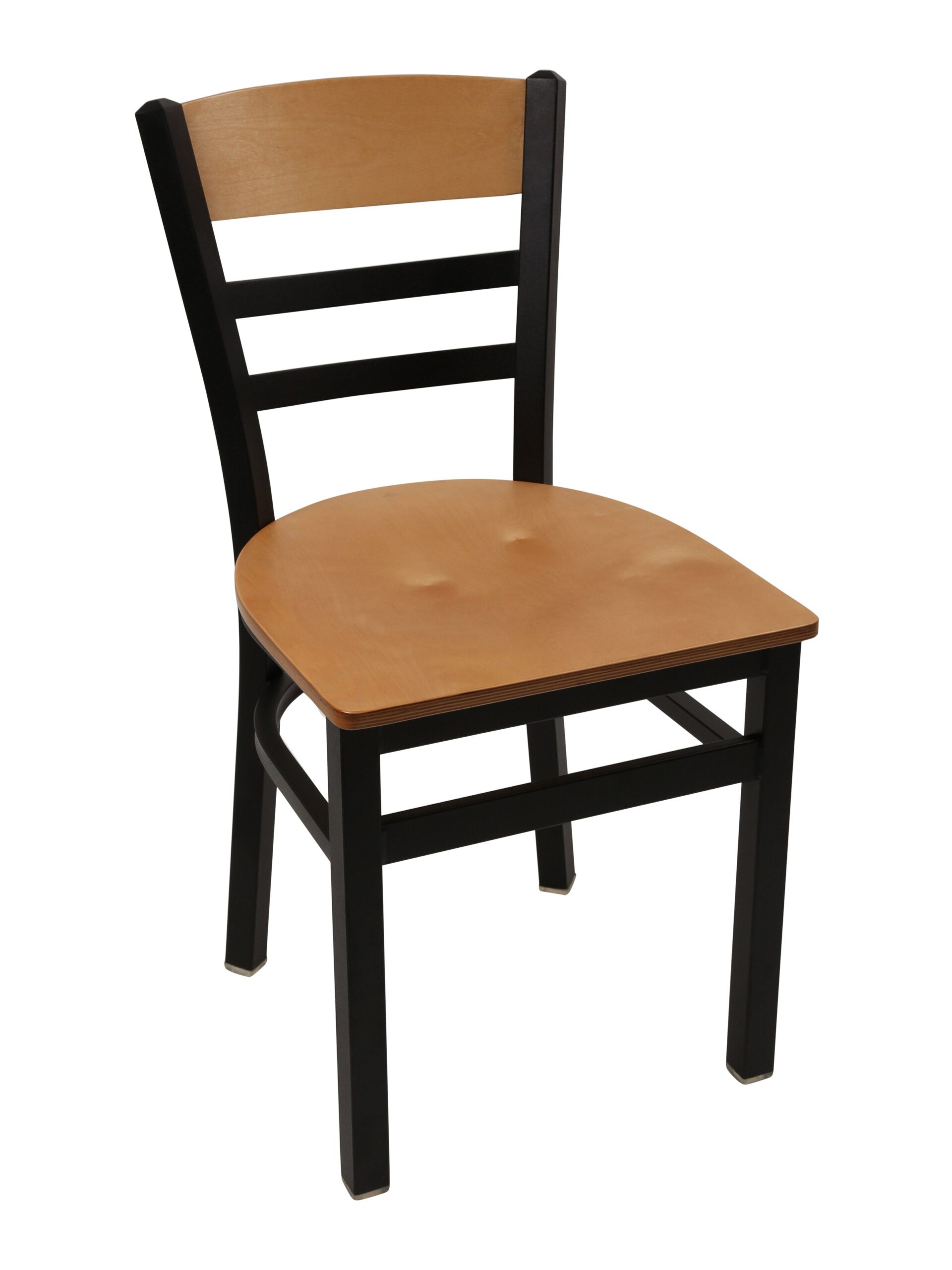 Chair with wood seat