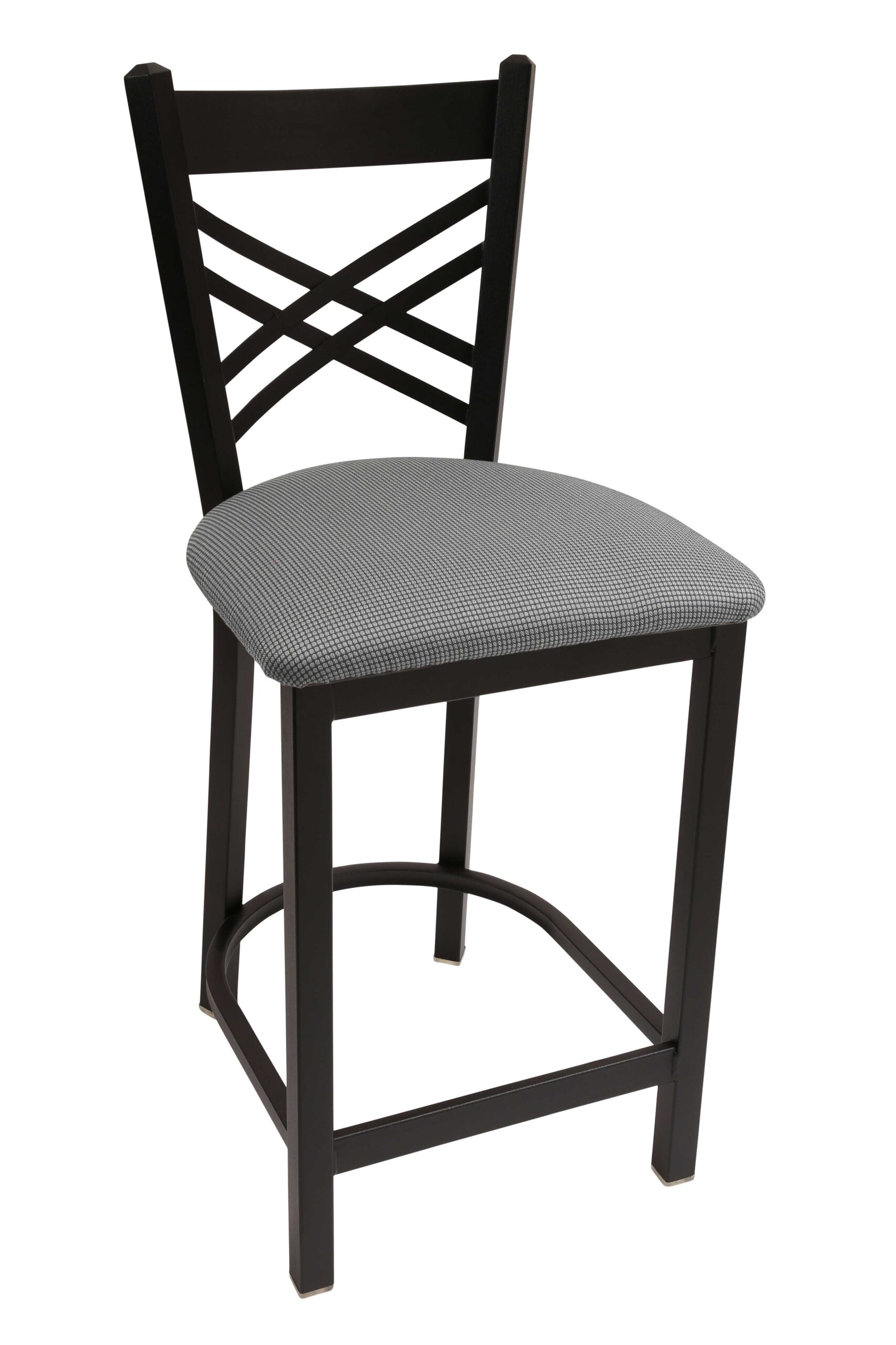 Cross Back counter stool with seat