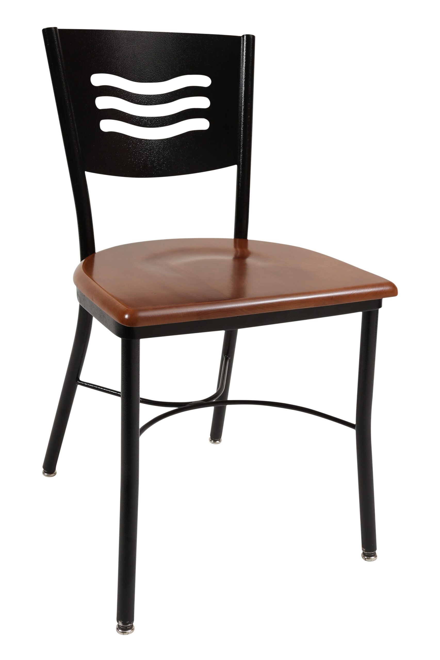 Galaxy Chair Wave Back with solid wood seat