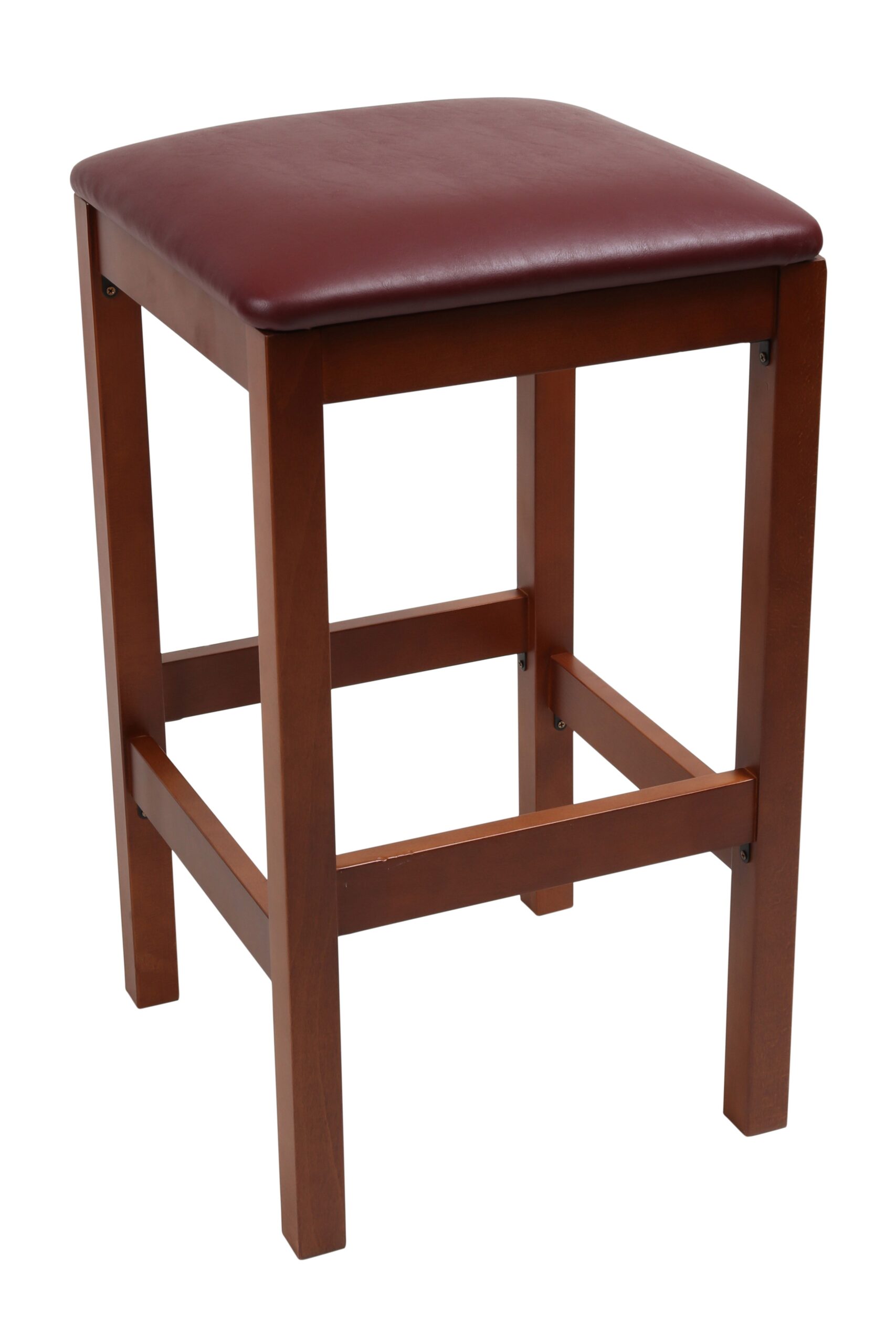 Harris Bastool with burgundy uph seat