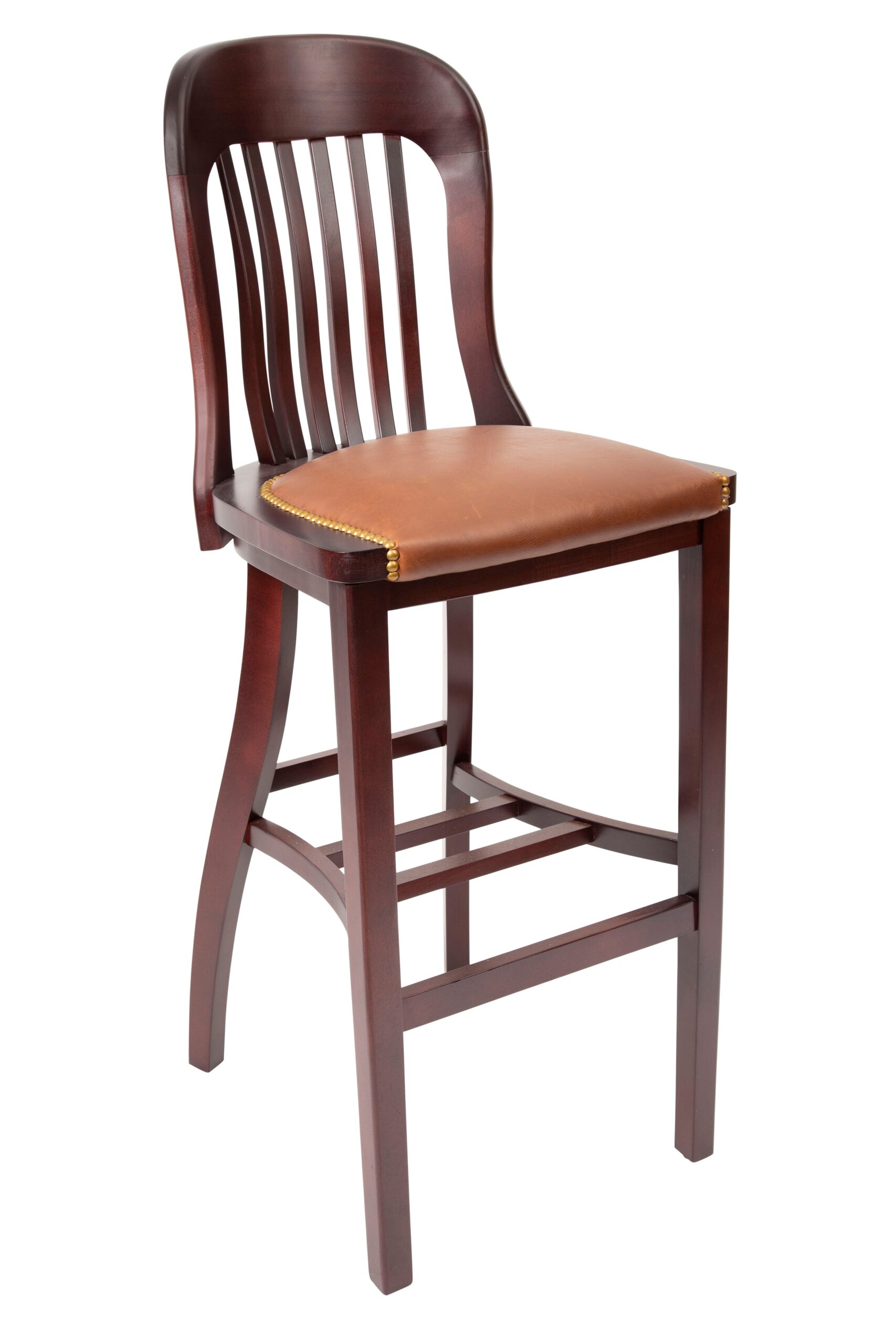 Jury Barstool with Upholstered Seat