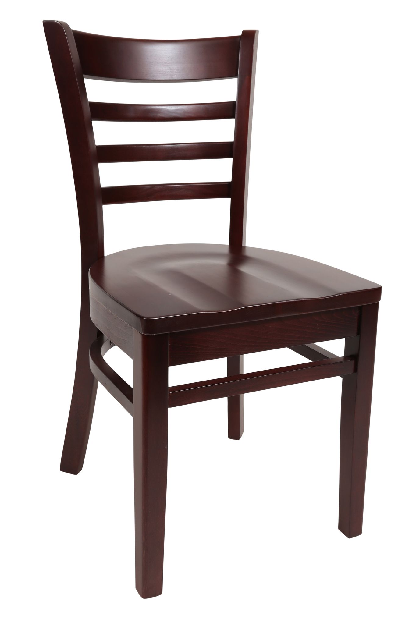 Ladder Chair with solid wood seat