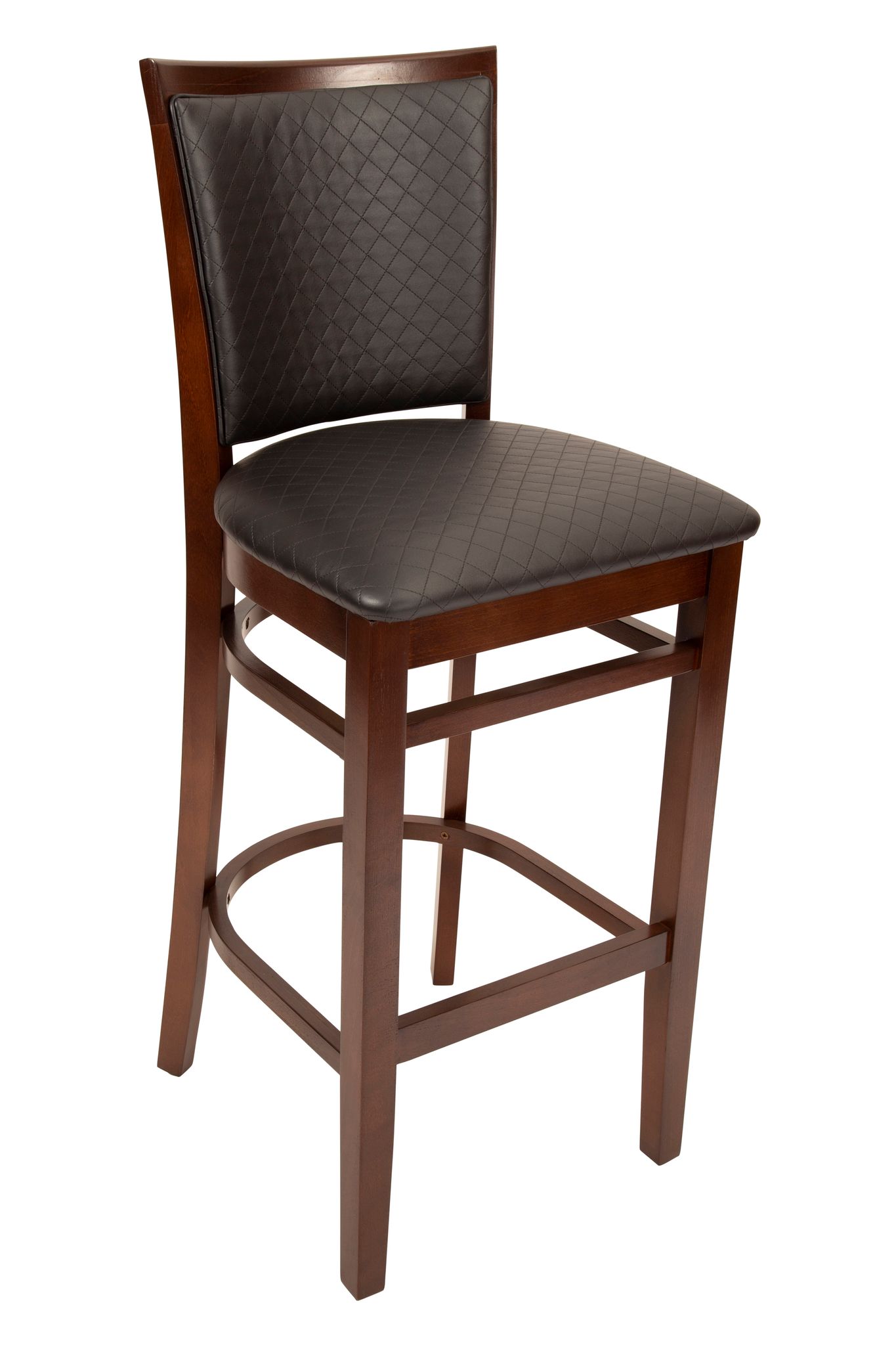 Lattice Barstool with Back Pad