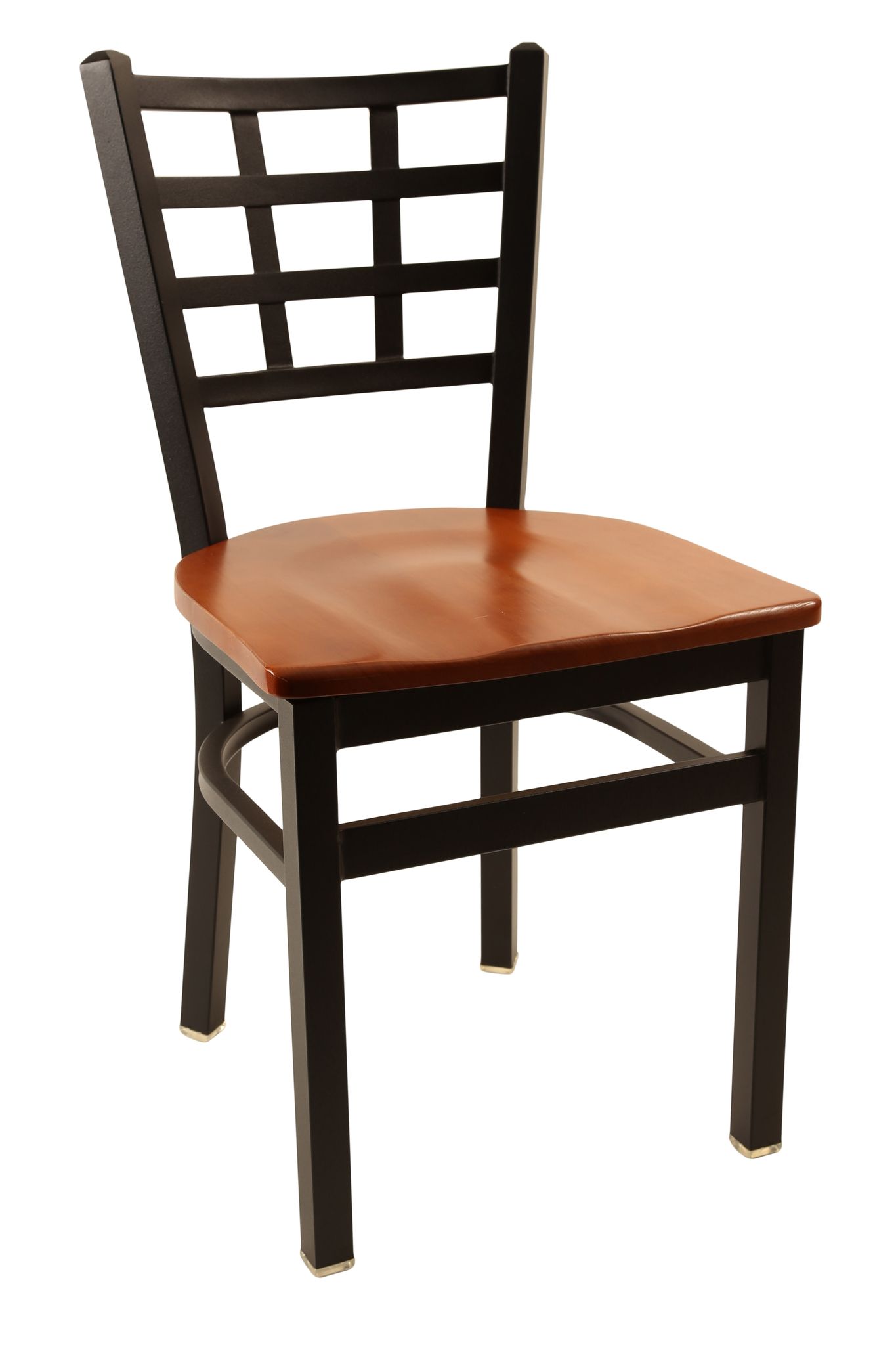 Lattice Chair with Solid Wood Seat