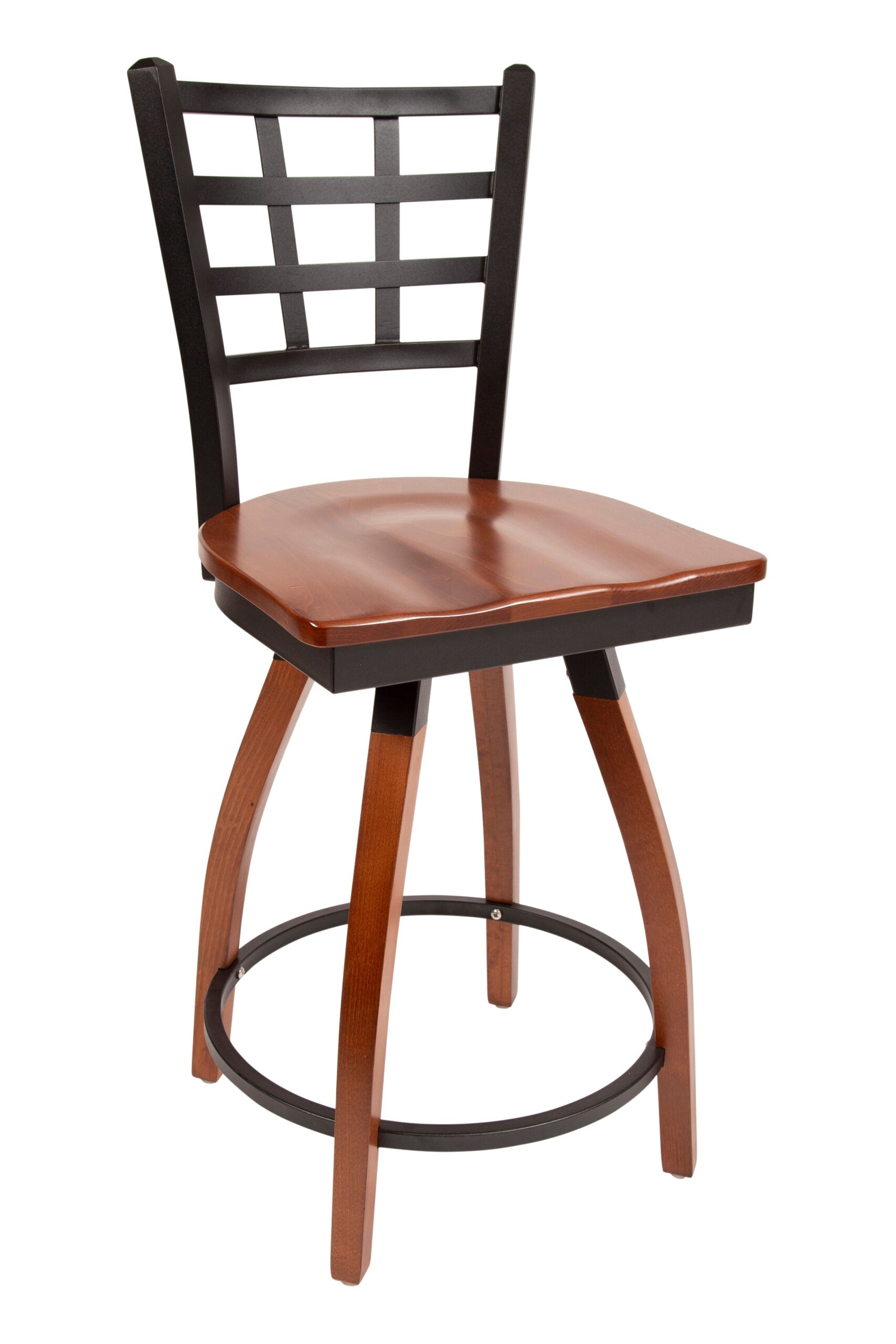 Lattice with Wood Seat