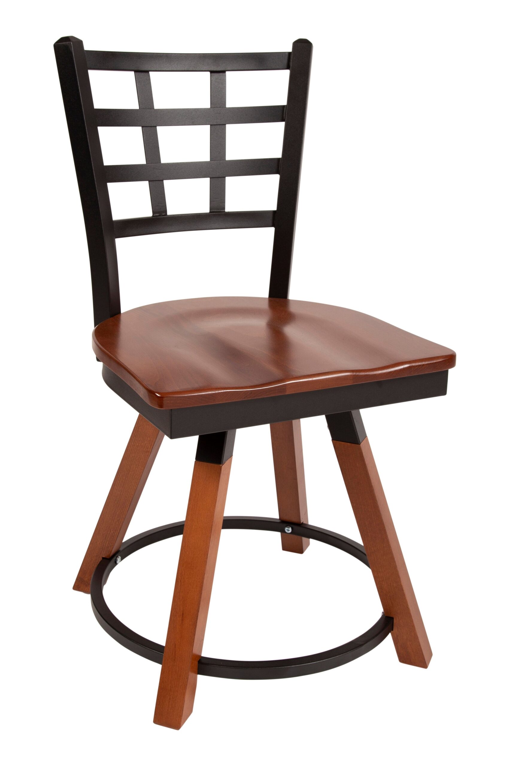 Lattice with Wood Seat