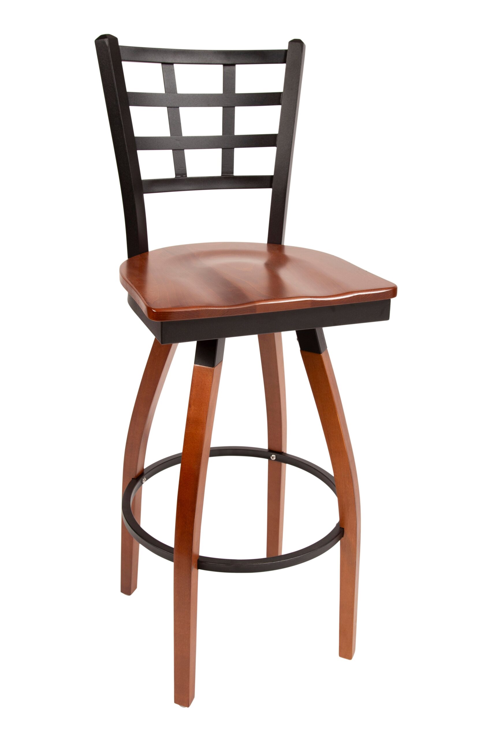 Lattice with Wood Seat