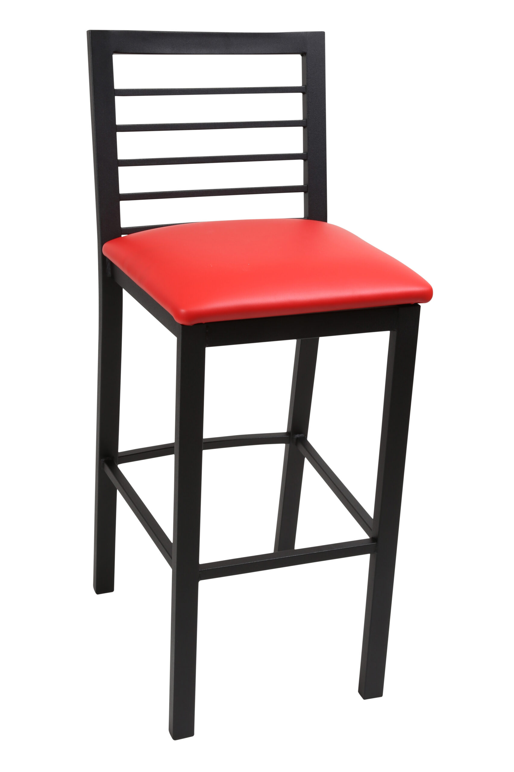 Rhonda Barstool Sandtex Blk Red Uphol