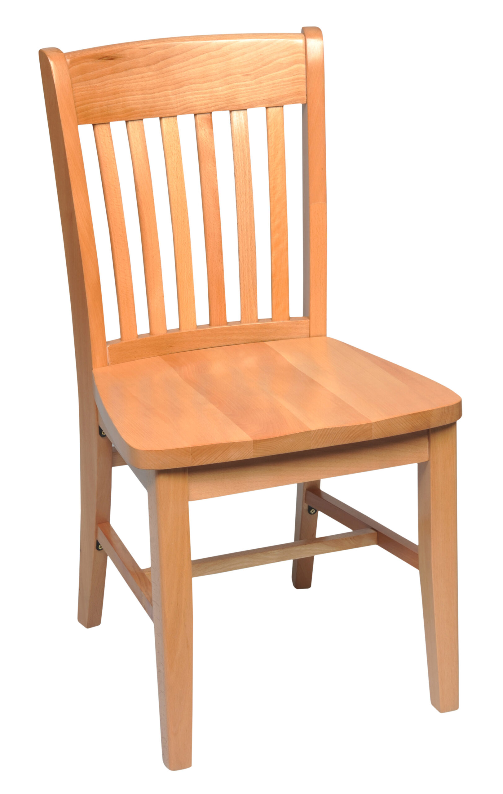 School House Wood Chair Natural with wood seat
