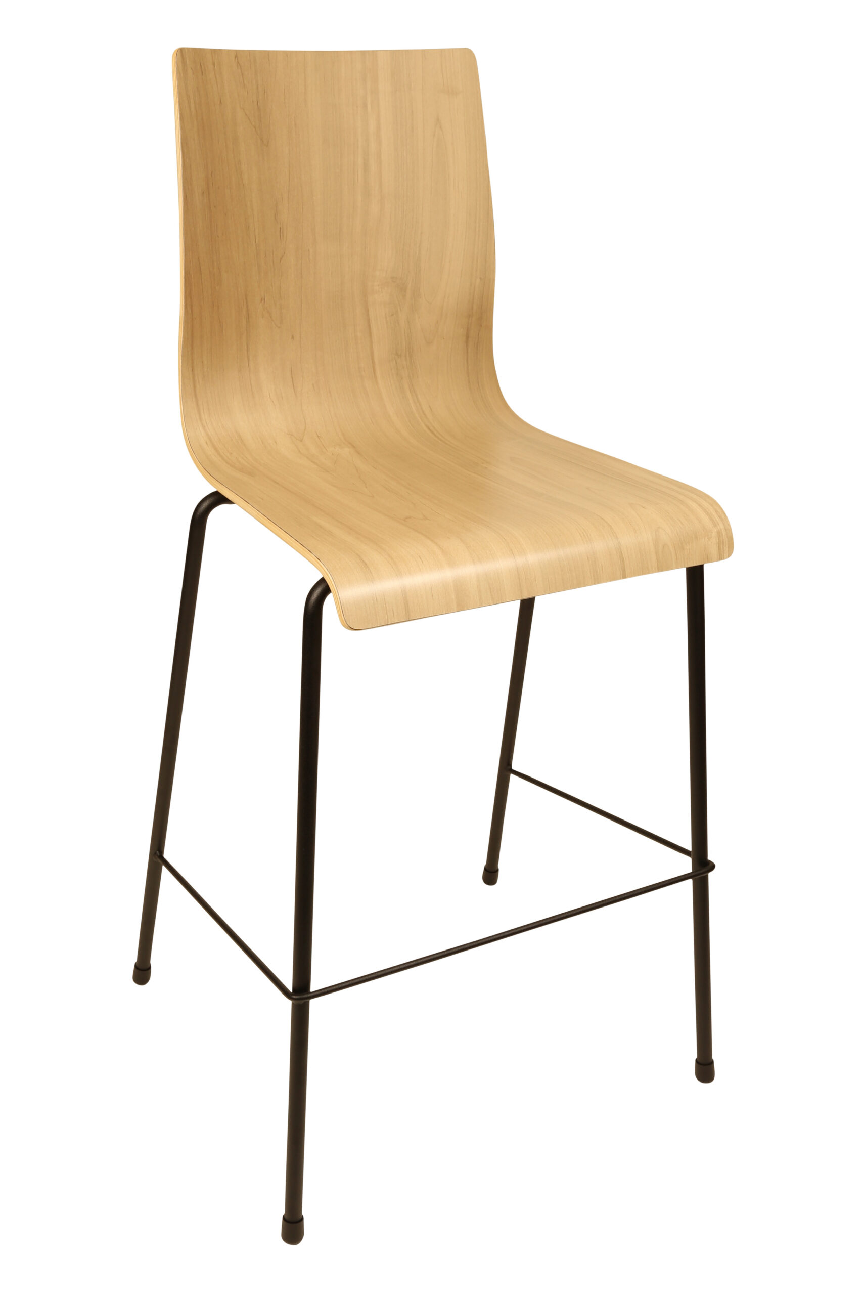 Shell Tall Back Barstool Natural
