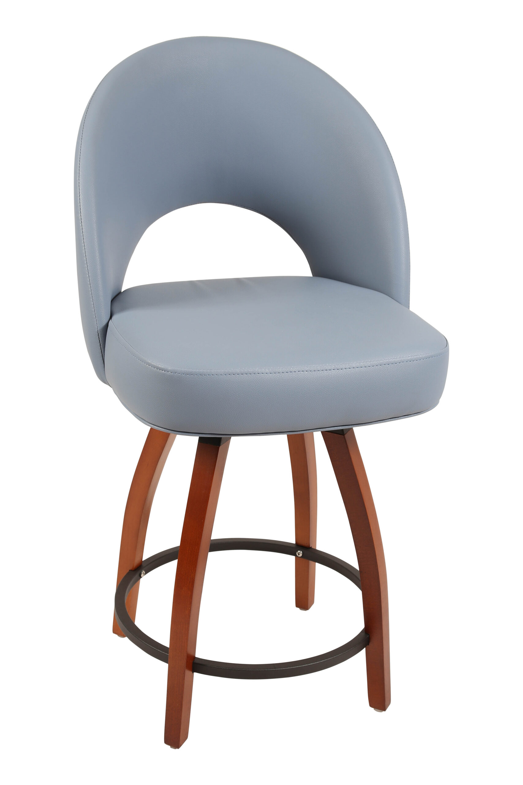 T96 Bucket with Hole – Wood Karaoke Counter Stool