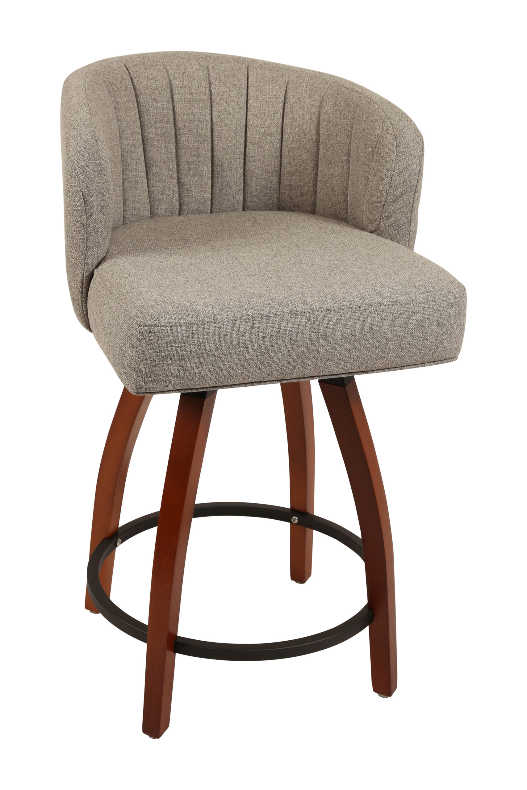 T99 Bucket with Inside Channetling – Wood Karaoke Counter Stool