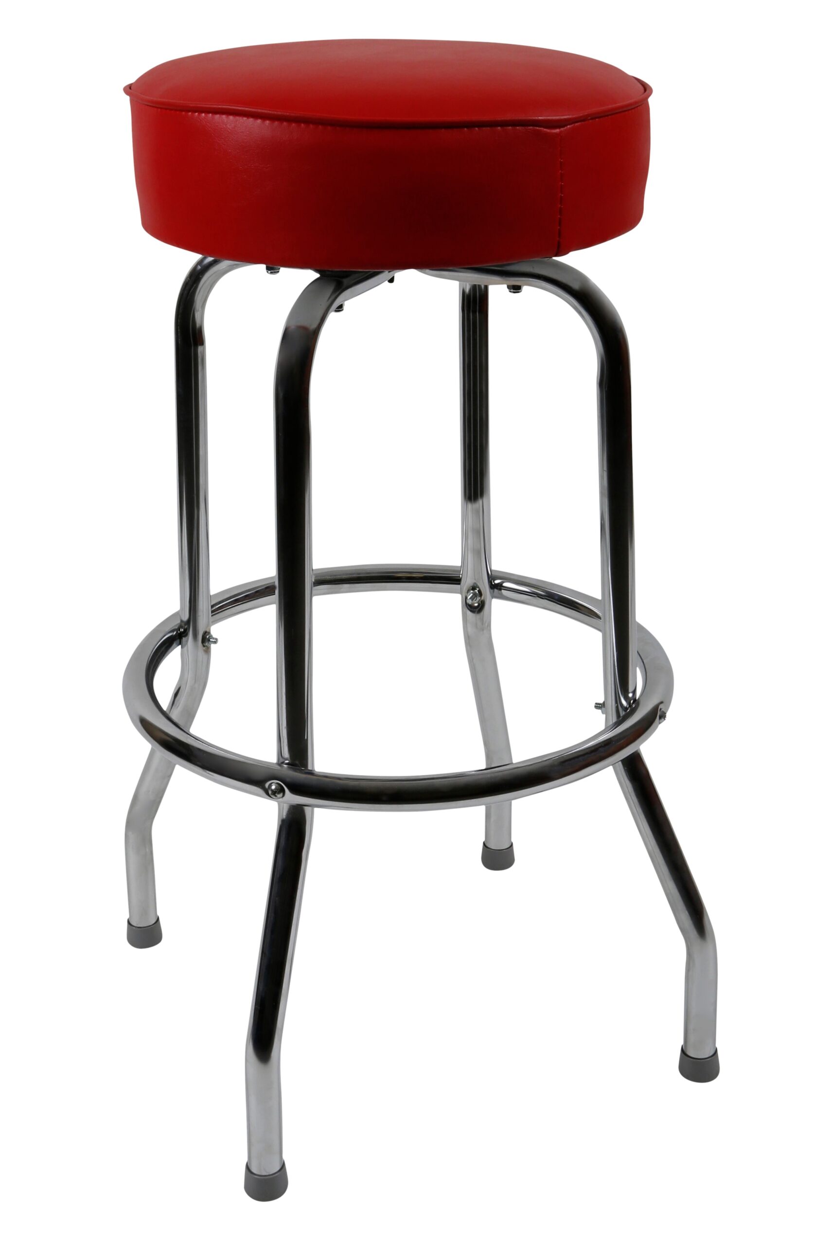 X1R Barstool Chrome with Red rnd seat Low Res edited