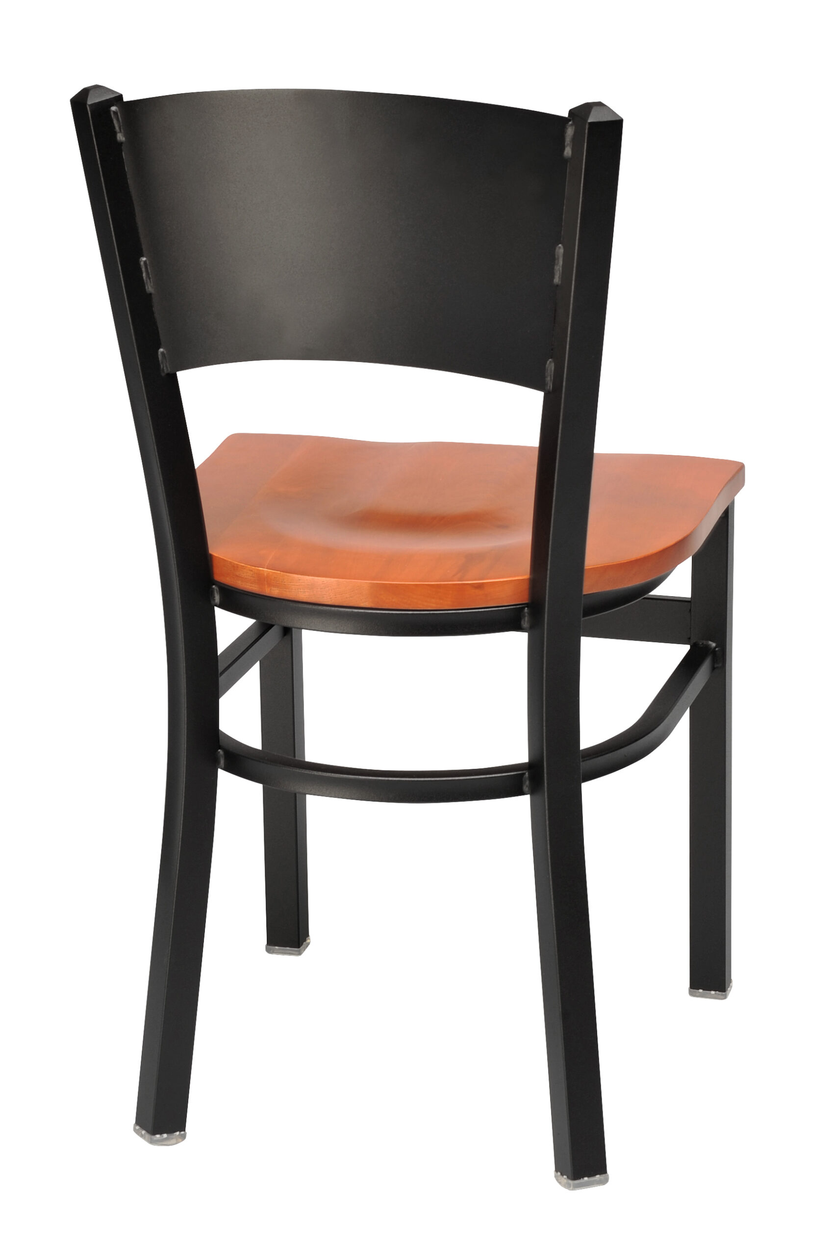 chair back with solid wood seat